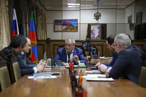 Глава города Малик Баглиев встретился с руководством ОМВД России по г.Дербенту