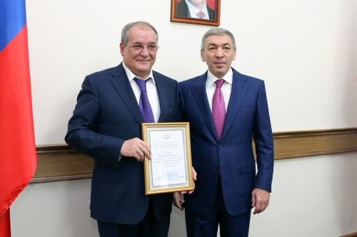 Малику Баглиеву объявлена благодарность Правительством РД