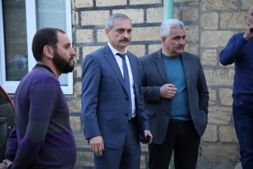 Энрик Муслимов ознакомился с ходом работ проводимыми ФГБУ «Минмелиоводхоз РД» на территории 4 магала