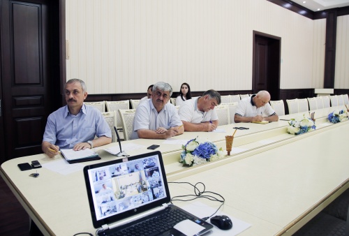 Энрик Муслимов принял участие в республиканской видеоконференции